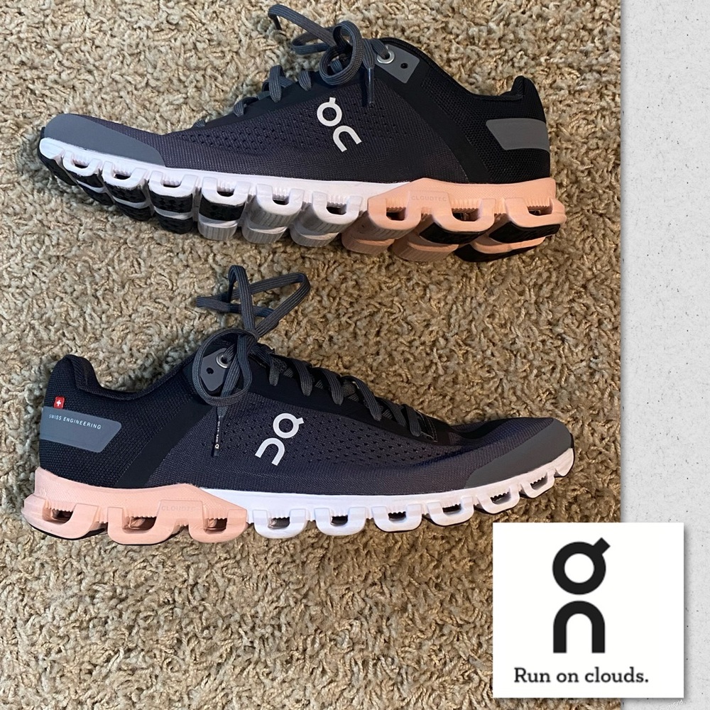 On Running Athletic Shoes - Black, Gray, Pink